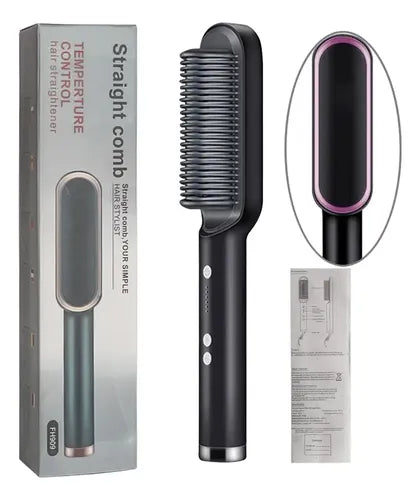 Cepillo Alisador Eléctrico Straight Comb – Liso Perfecto en Minutos