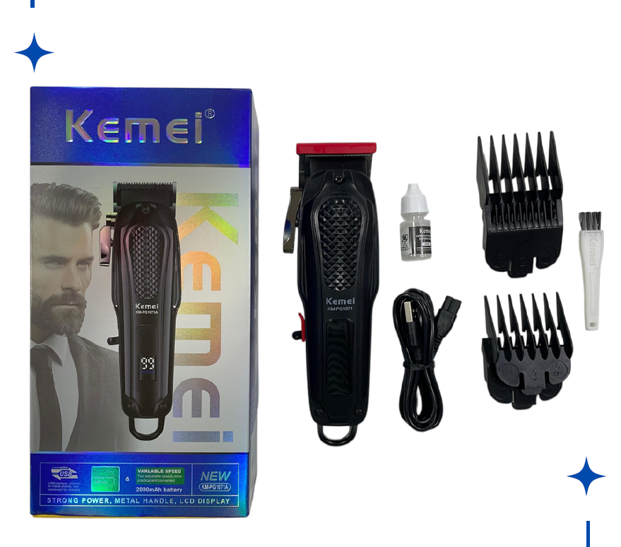 Máquina de Afeitar Kemei KM-PG1071A
