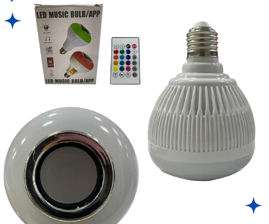 Bombillo LED Musical RGB