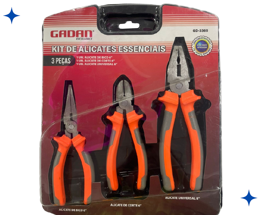 Set de Alicates 3 Piezas