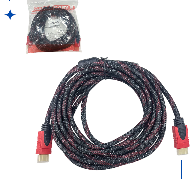 Cable HDMI Trenzado 5M Alta Velocidad