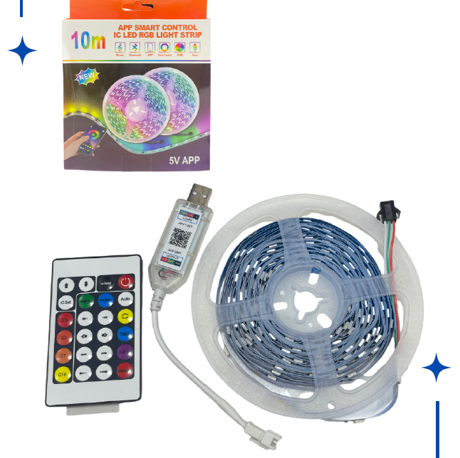 Cinta de Luz LED con Control
