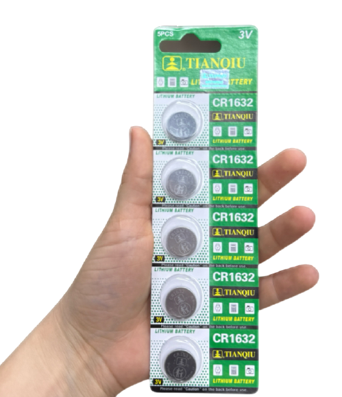 Pilas Tipo Botón CR1632 Tianqiu (5unds)