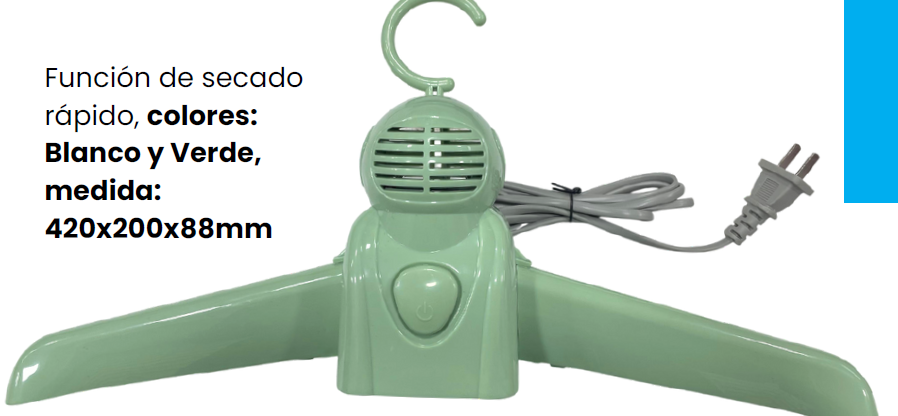 Gancho Eléctrico de Ropa Secado Rápido
