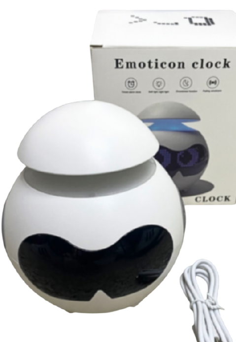 Reloj Alarma Digital Emoticon