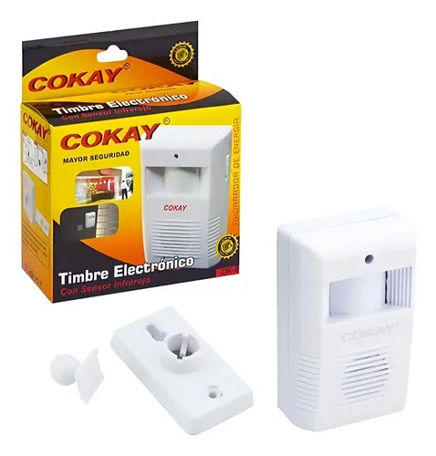 Timbre Electrónico con Sensor Infrarrojo Cokay – Seguridad y Bienvenida Automática