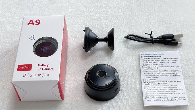 Cámara IP Inalámbrica A9 FlyCam – Vigilancia Discreta desde tu Celular