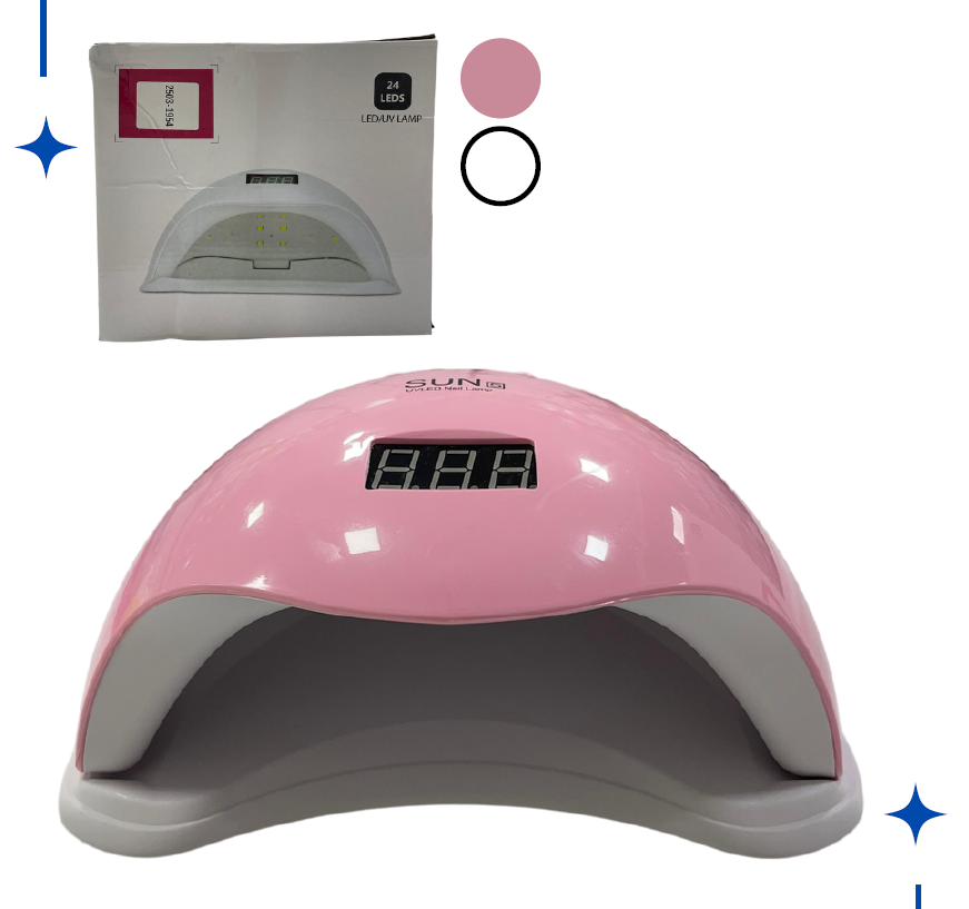 Lámpara para Secado de Uñas 24 LEDs