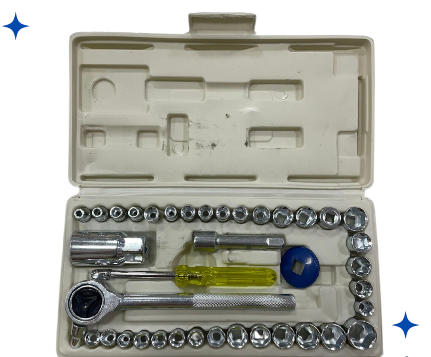 Set de Herramientas Manuales 46 Piezas