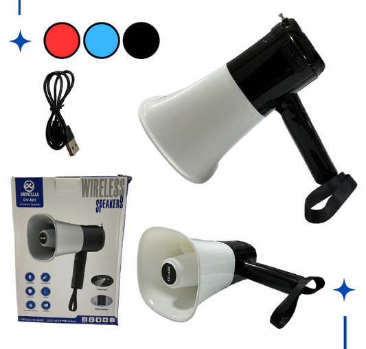 Megáfono Altavoz Recargable Bluetooth