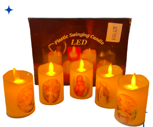 Vela LED Religiosa Decorativa