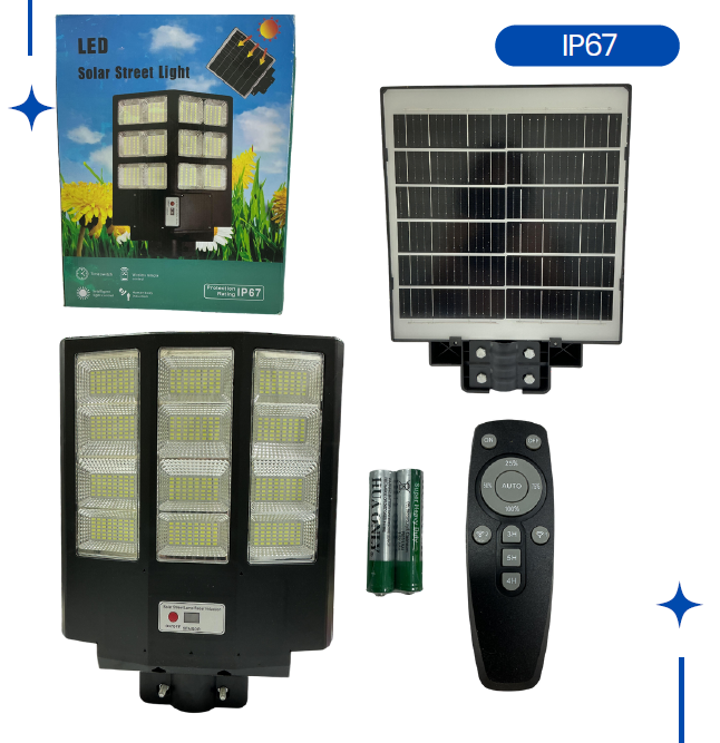 Lámpara Solar LED Reflector IP67