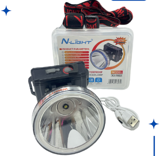 Lámpara Minera Recargable 150W