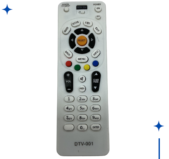 Control Universal Blanco DTV-001