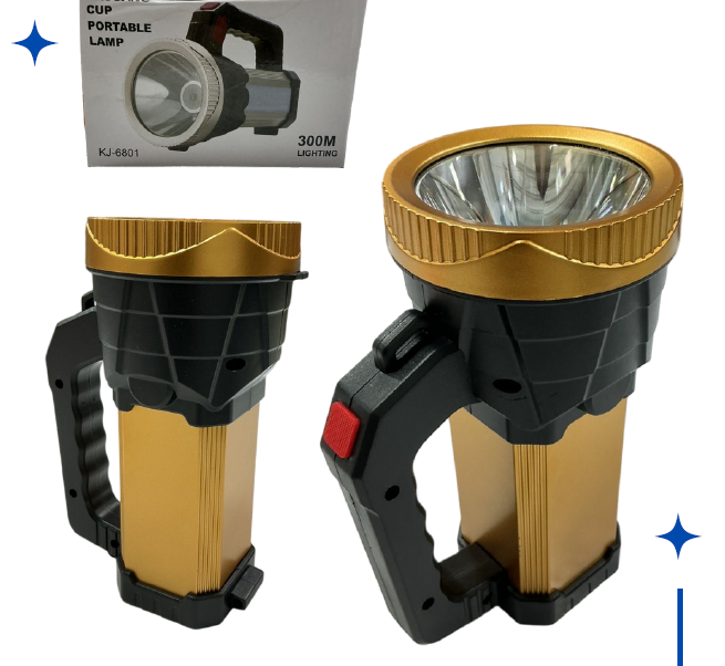 Linterna Recargable Portátil 500m