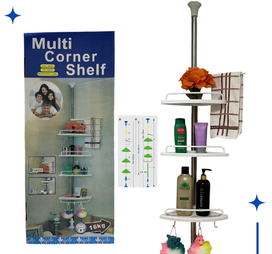 Estante Esquinero Baño Ajustable