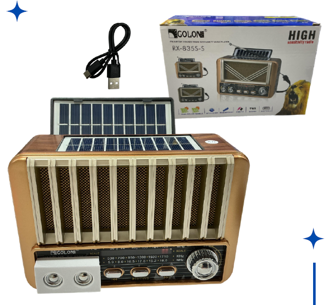 Radio Portátil Multifuncional RX-837S
