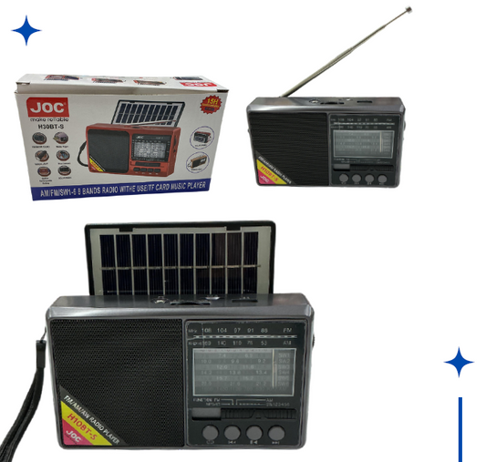 Radio Portátil Recargable Solar H10BT