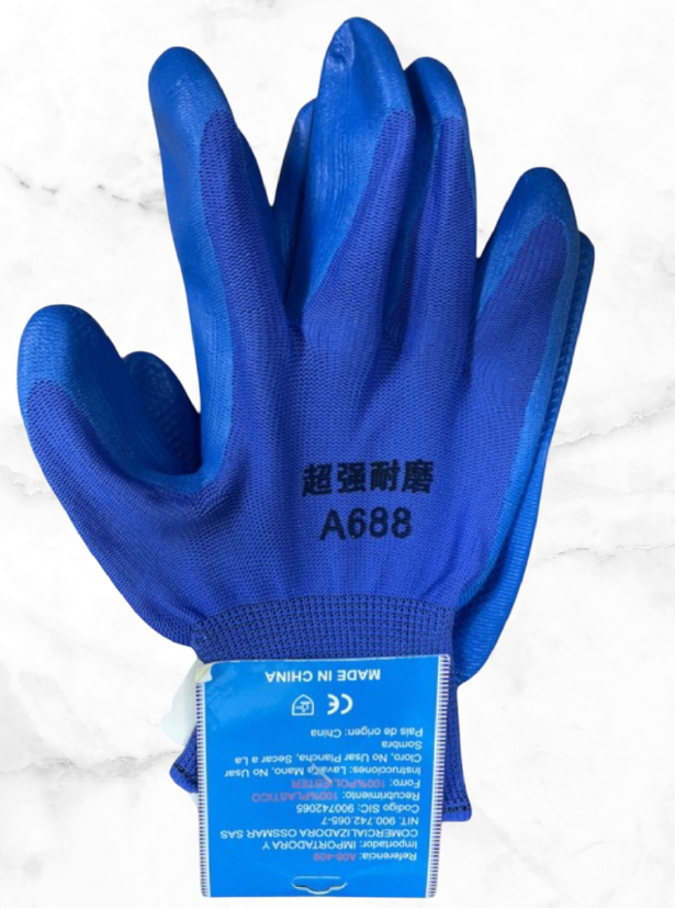 Guante de Seguridad Azul A06-409