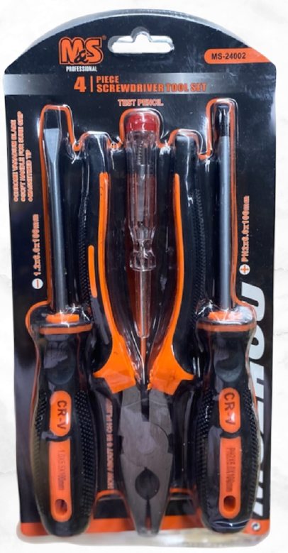 Set de Herramientas 4pcs Electricidad