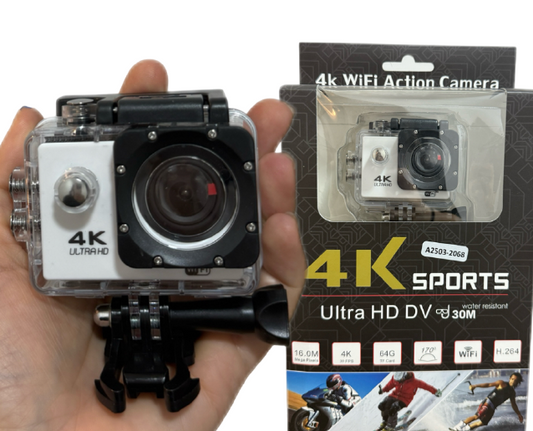 Cámara Deportiva 4K Ultra HD Sumergible