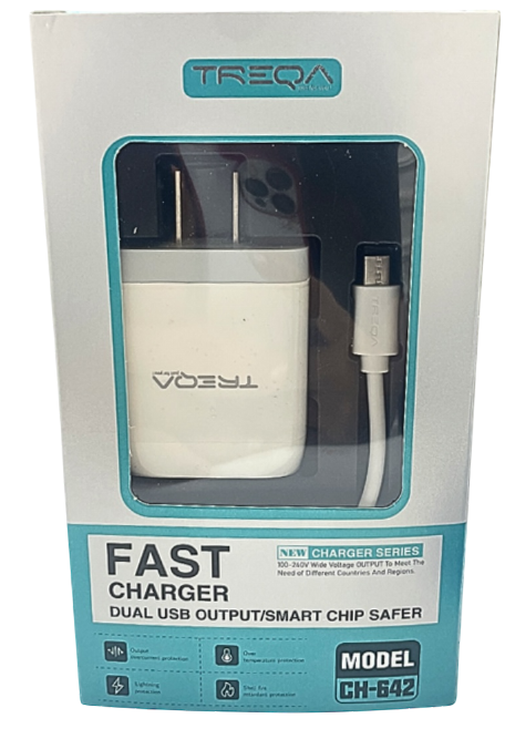 Cargador V8 Treqa Fast CH-642-1
