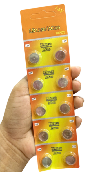 Pilas Tipo Botón LR1130 (10unds)