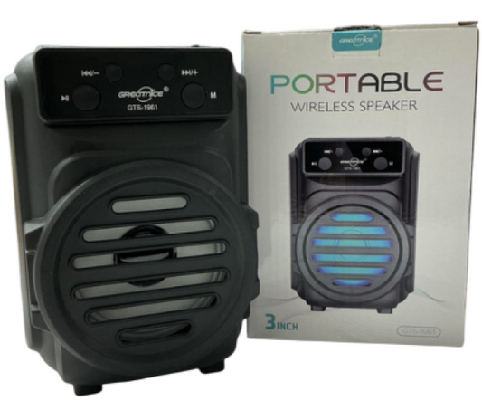 Parlante con Luz Led GTS-1961 (3 pulgadas)