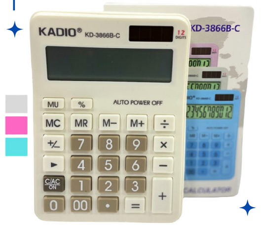 Calculadora Kadio KD-3866B-C