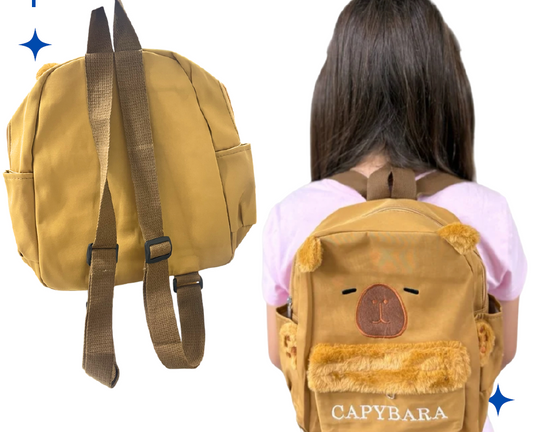 Mochila Infantil Capibara Peludito