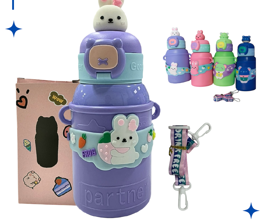 Termo Infantil 3D Personaje 500 ml