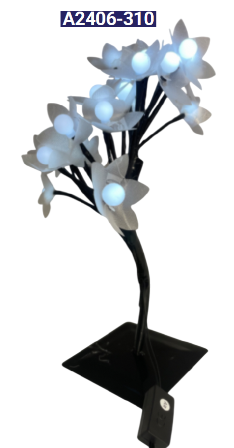 Lámpara Decorativa Flor Blanca