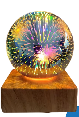 Bola de Cristal Decorativa USB