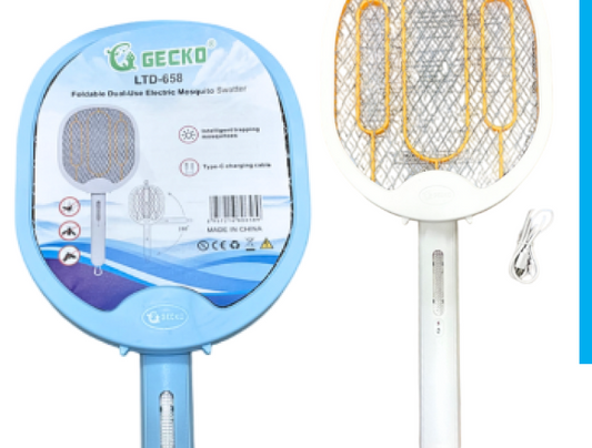 Lámpara Antimosquitos Raqueta Gecko