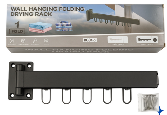 Tendedero de Ropa Plegable Pared BG01-5