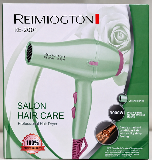 Secador Profesional Reimiogton RE-2001 – Salon Hair Care 3000W