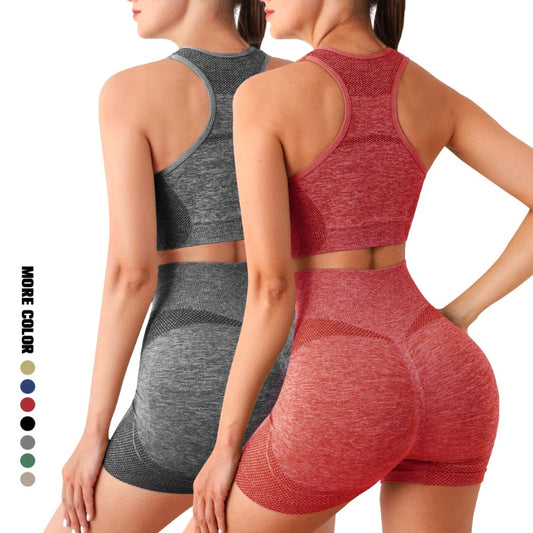Set Deportivo Top + Short Seamless – Talla Única